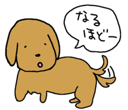 Three little Miniature Dachshund sticker #2907141