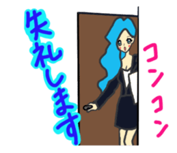 Girls of various job sticker #2907467