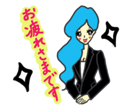Girls of various job sticker #2907470
