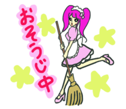 Girls of various job sticker #2907473