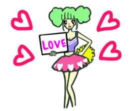 Girls of various job sticker #2907480