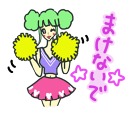 Girls of various  job sticker #2907481