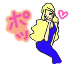 Girls of various  job sticker #2907484