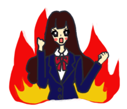 Girls of various job sticker #2907490