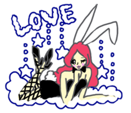 Girls of various  job sticker #2907498