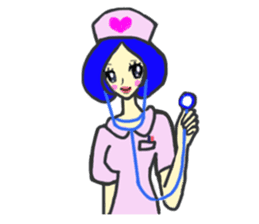 Girls of various job sticker #2907499