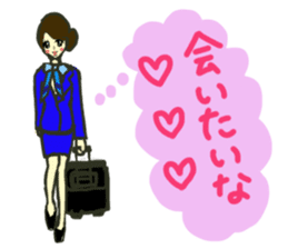 Girls of various job sticker #2907505