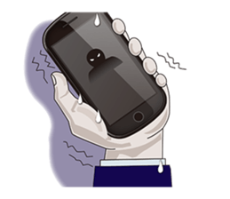 The exhausted salaried worker (ENGLISH) sticker #2907516