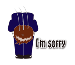 The exhausted salaried worker (ENGLISH) sticker #2907518