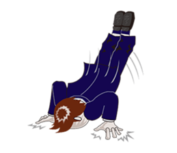 The exhausted salaried worker (ENGLISH) sticker #2907520