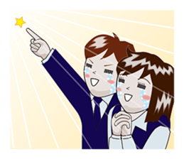 The exhausted salaried worker (ENGLISH) sticker #2907546