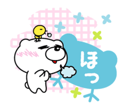 White bear Chitchi daily & Aizuchi chan sticker #2907556