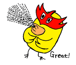 The Masked Chick sticker #2907838