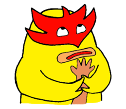 The Masked Chick sticker #2907863