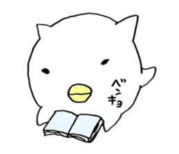 little chicken of the ear of a cat. sticker #2908157