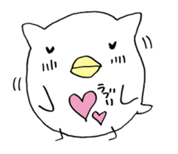 little chicken of the ear of a cat. sticker #2908159