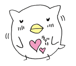 little chicken of the ear of a cat. sticker #2908159