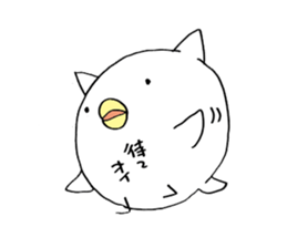 little chicken of the ear of a cat. sticker #2908160