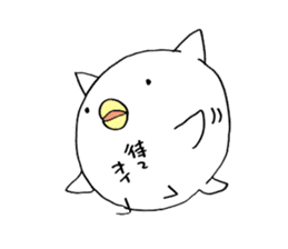 little chicken of the ear of a cat. sticker #2908160