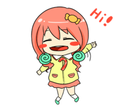 Candy Boy and Girl - cute - (EN) sticker #2908227