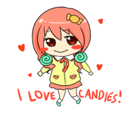 Candy Boy and Girl - cute - (EN) sticker #2908229