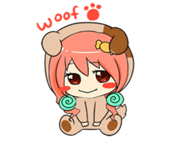 Candy Boy and Girl - cute - (EN) sticker #2908231