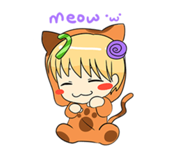 Candy Boy and Girl - cute - (EN) sticker #2908232