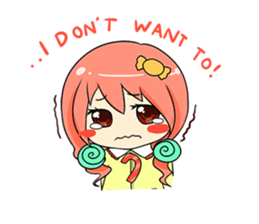 Candy Boy and Girl - cute - (EN) sticker #2908233