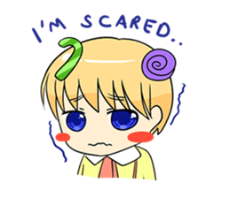 Candy Boy and Girl - cute - (EN) sticker #2908234