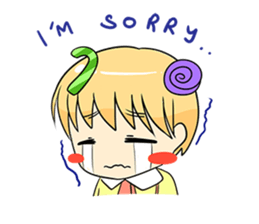 Candy Boy and Girl - cute - (EN) sticker #2908238