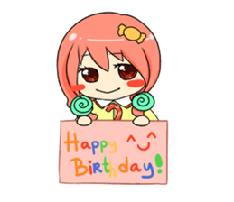 Candy Boy and Girl - cute - (EN) sticker #2908239