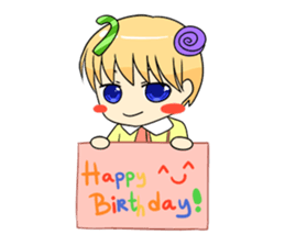 Candy Boy and Girl - cute - (EN) sticker #2908240