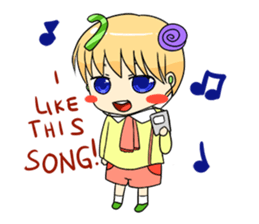 Candy Boy and Girl - cute - (EN) sticker #2908242