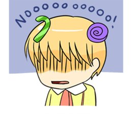 Candy Boy and Girl - cute - (EN) sticker #2908244