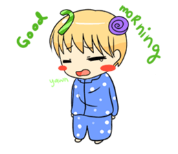 Candy Boy and Girl - cute - (EN) sticker #2908250