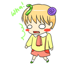 Candy Boy and Girl - cute - (EN) sticker #2908252