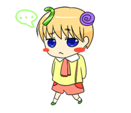 Candy Boy and Girl - cute - (EN) sticker #2908254