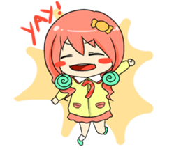 Candy Boy and Girl - cute - (EN) sticker #2908255