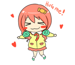 Candy Boy and Girl - cute - (EN) sticker #2908261