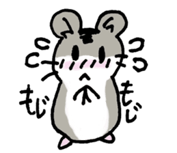 My name is Djun (Djungarian hamster) sticker #2908553