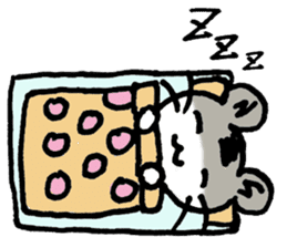 My name is Djun (Djungarian hamster) sticker #2908566