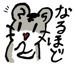 My name is Djun (Djungarian hamster) sticker #2908579