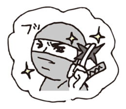 Heppoko Ninja Kuromaru sticker #2909039