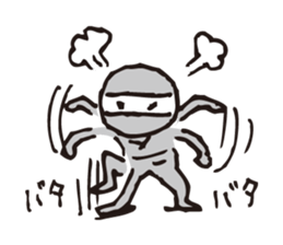 Heppoko Ninja Kuromaru sticker #2909060