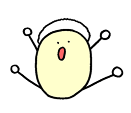 MAMETARO conveying in gesture sticker #2909601