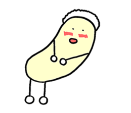 MAMETARO conveying in gesture sticker #2909613