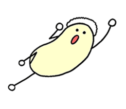 MAMETARO conveying in gesture sticker #2909614