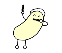 MAMETARO conveying in gesture sticker #2909616