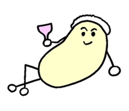 MAMETARO conveying in gesture sticker #2909622