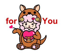 Costume Shy sheep* sticker #2909712